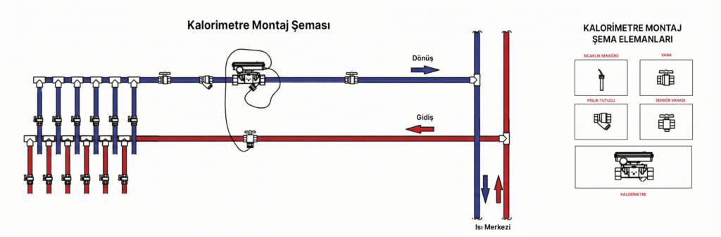 Calorimeter Installation Diagram
