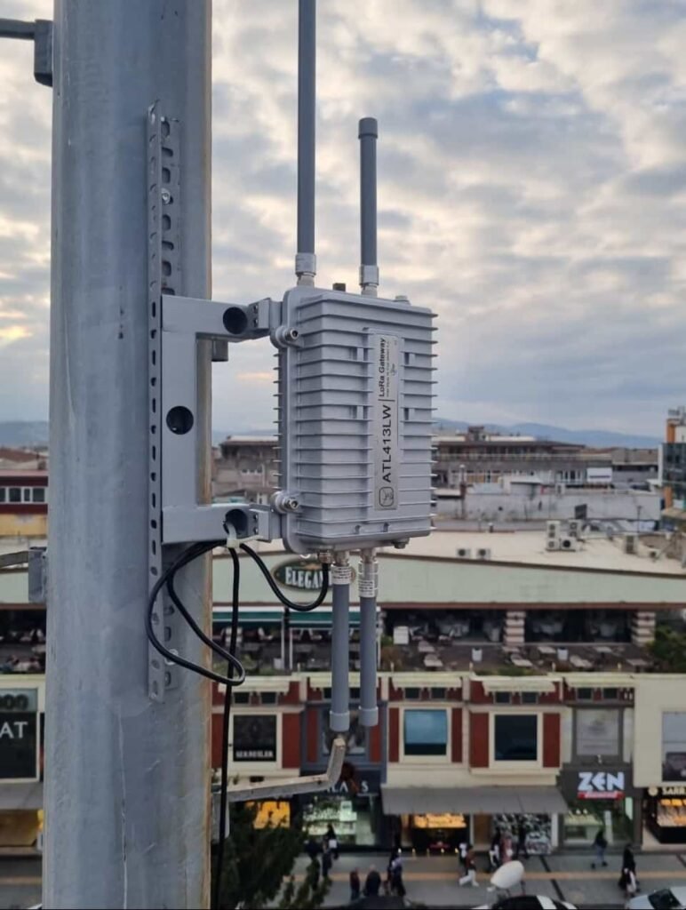 Полевой монтаж шлюза Atlas LoRaWAN