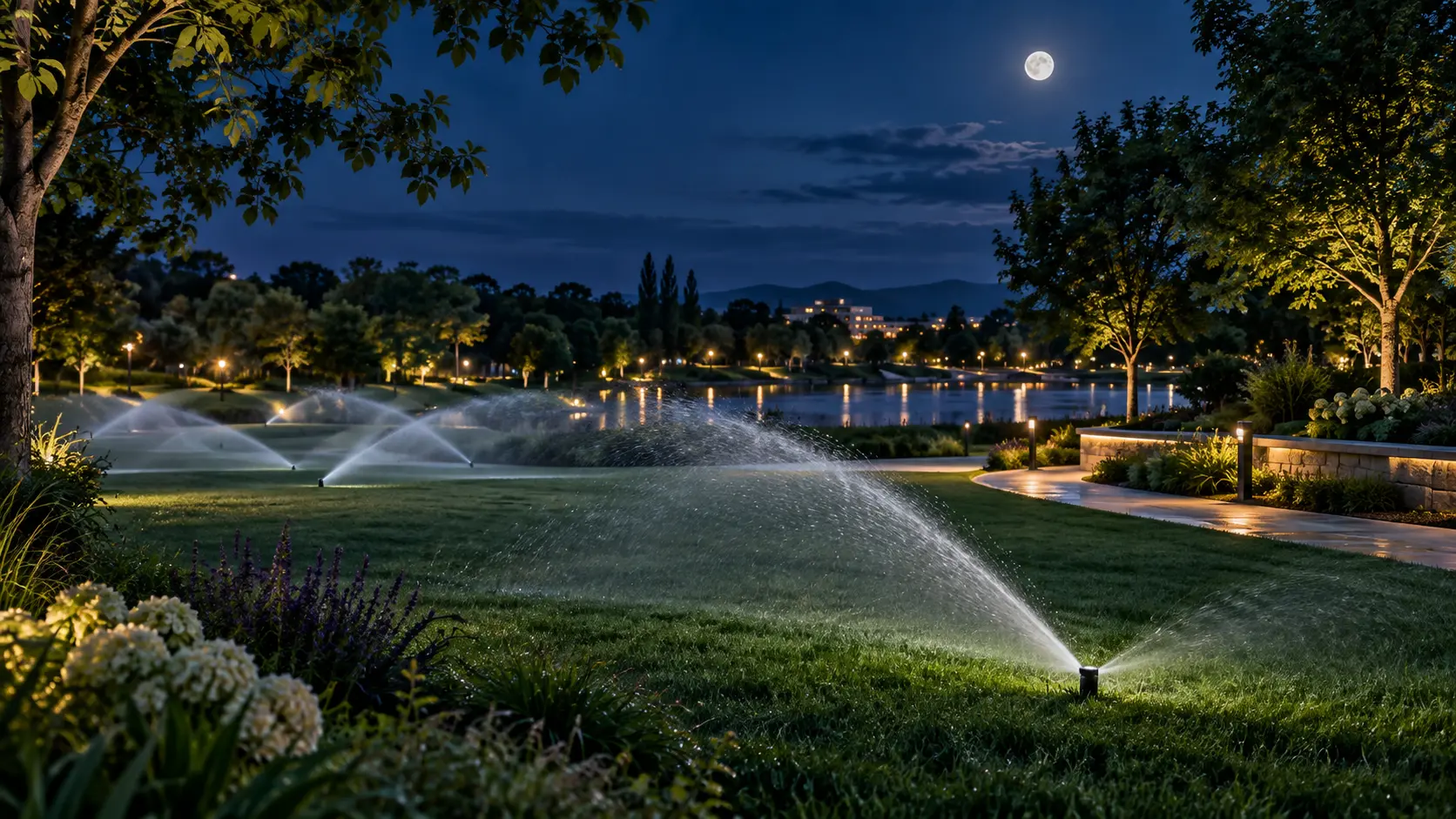 Illustrative landscape irrigation application